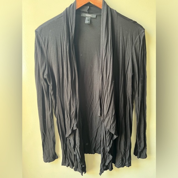 3/$25 Forever 21 black small cardigan - Picture 4 of 6